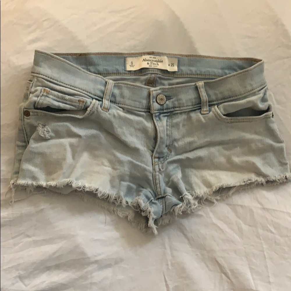 Abercrombie short denim shorts